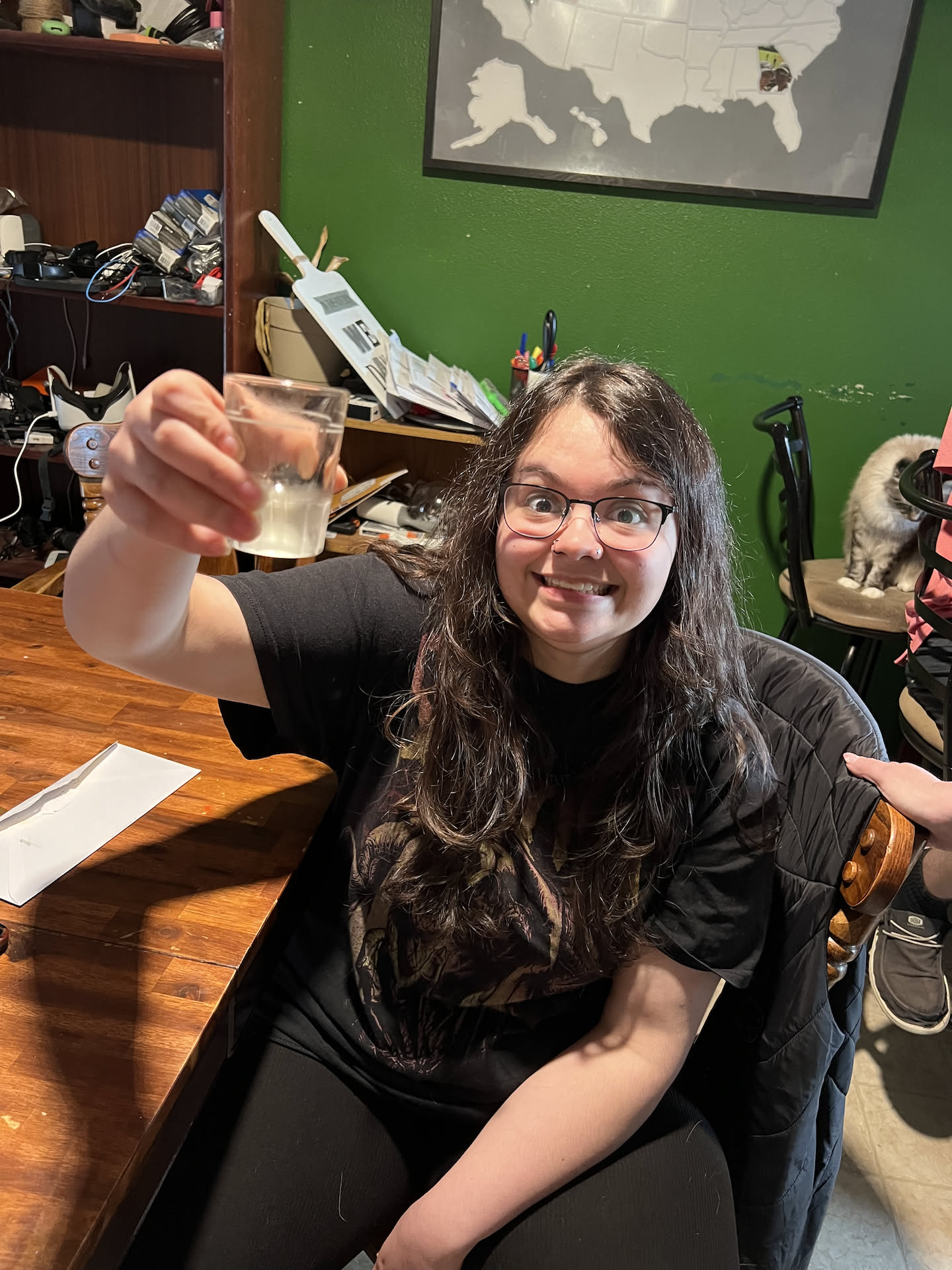 Yay Airalynn is here… first birthday shot!
