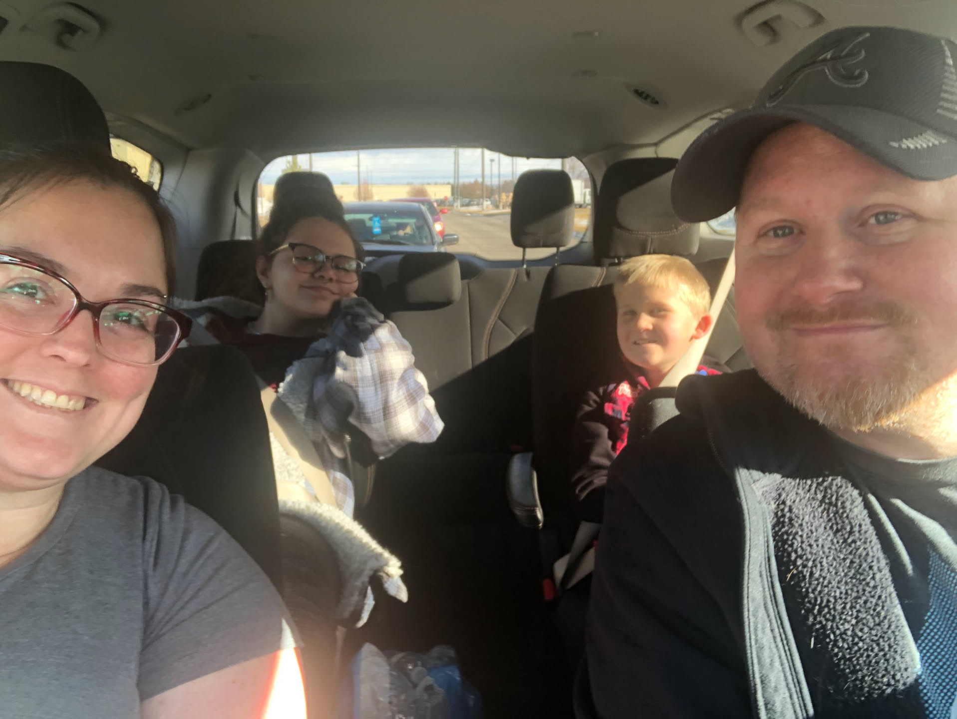 And the trip begins!