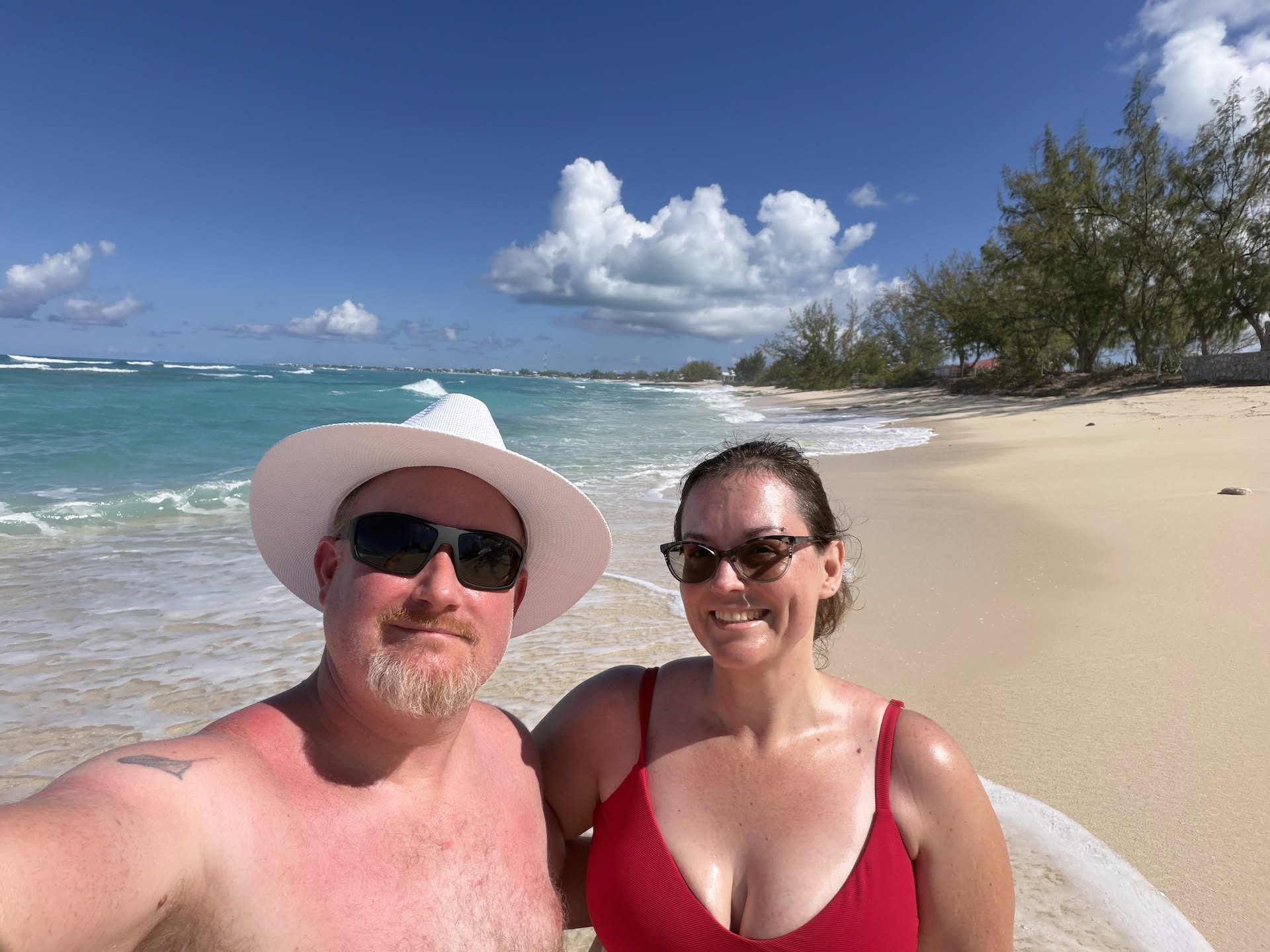 The first beach we found we had all to ourselves!