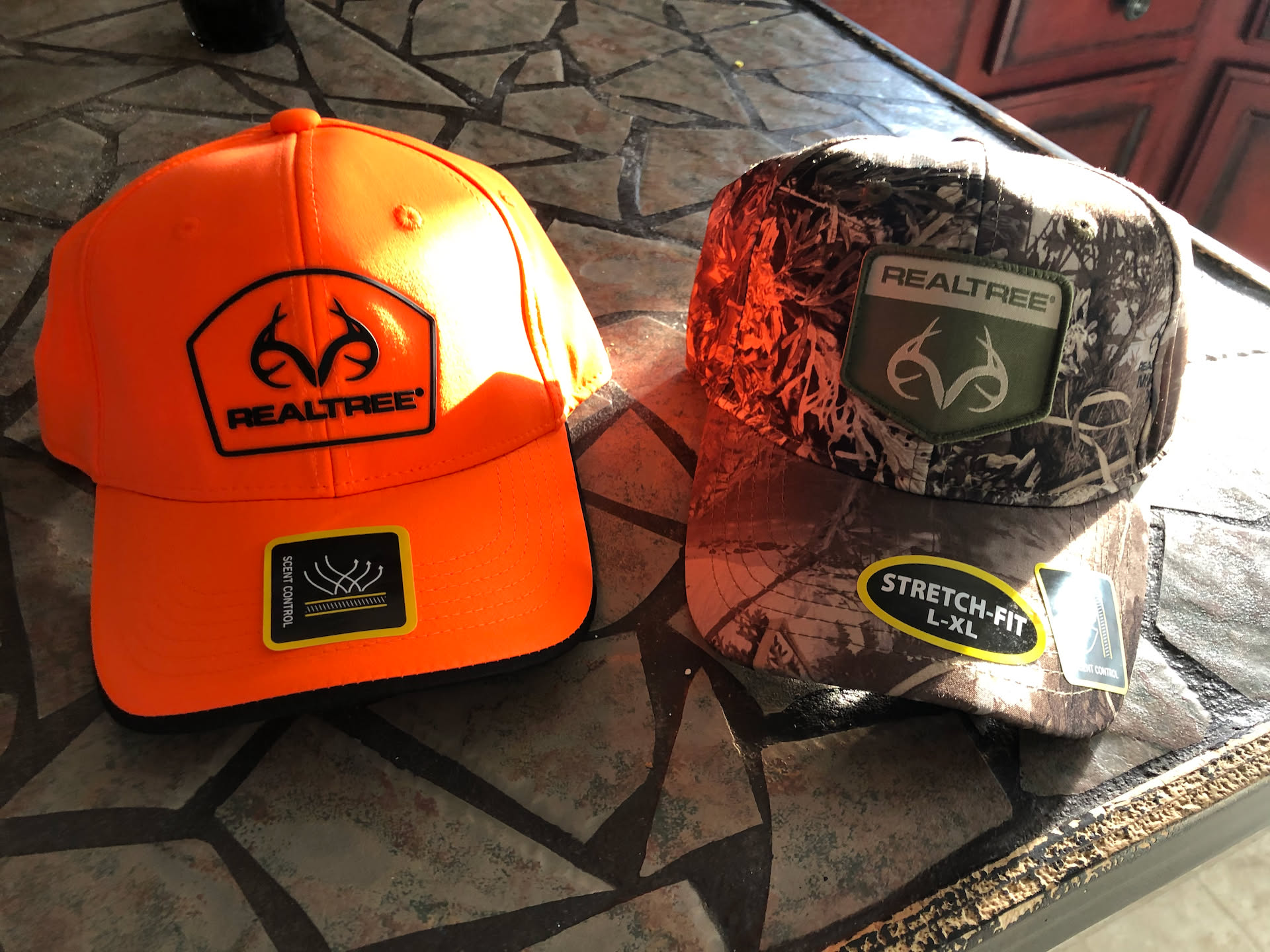 Nick picked up a couple new camping hats for $2 and $4.