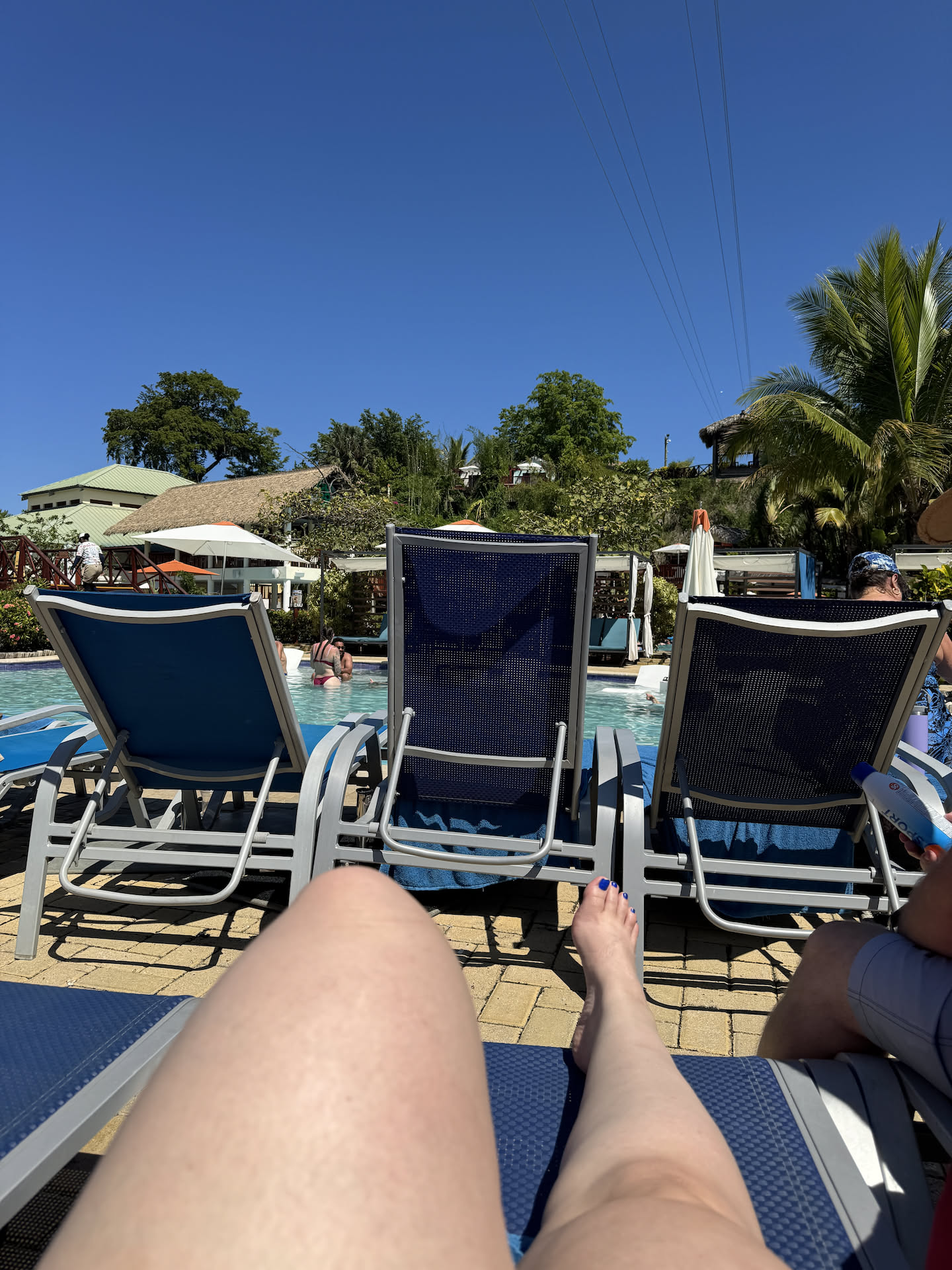 Sunshine and water. I’m in heaven.