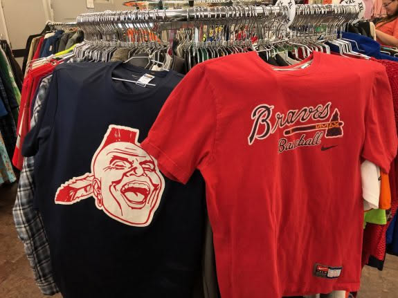 Went to the DI today again on a lunch date with Deanna… and it was for sure my day… Booya. Two Braves shirts for a total of $4… WIN.