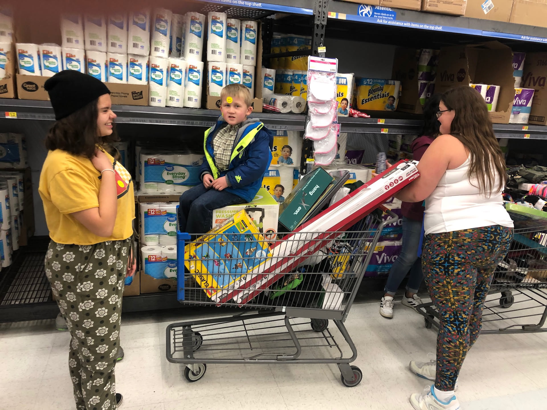 After dinner, we decided to brave the crowd and go Black Friday shopping…. found a ton of deals.