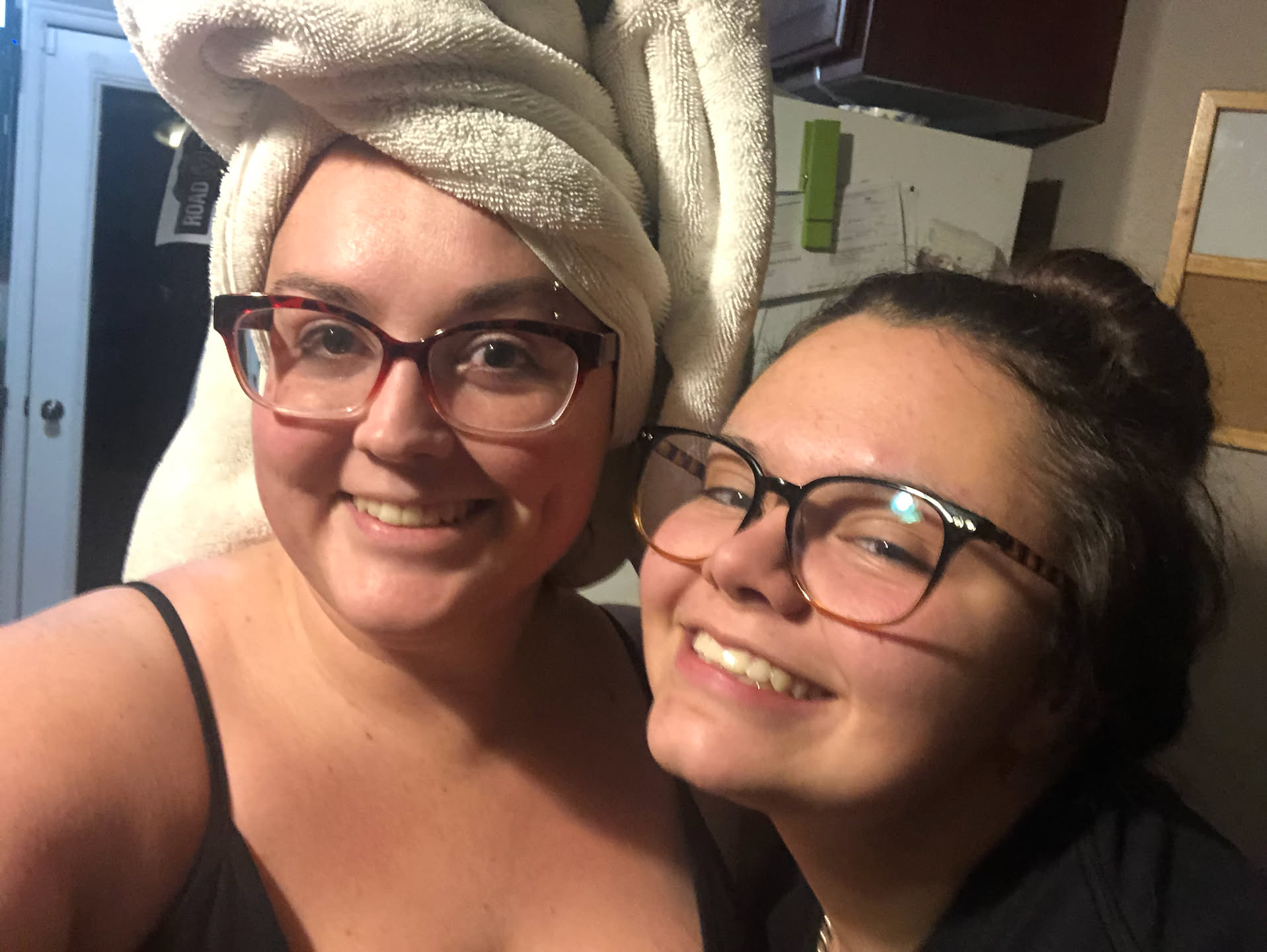 Forgot to take a picture at the Gym, but here is an after gym pic… Nick wasn’t able to go, he isn’t feeling well prepping for his allergy doc appointment (not allowed to have any antihistamines for a week).
