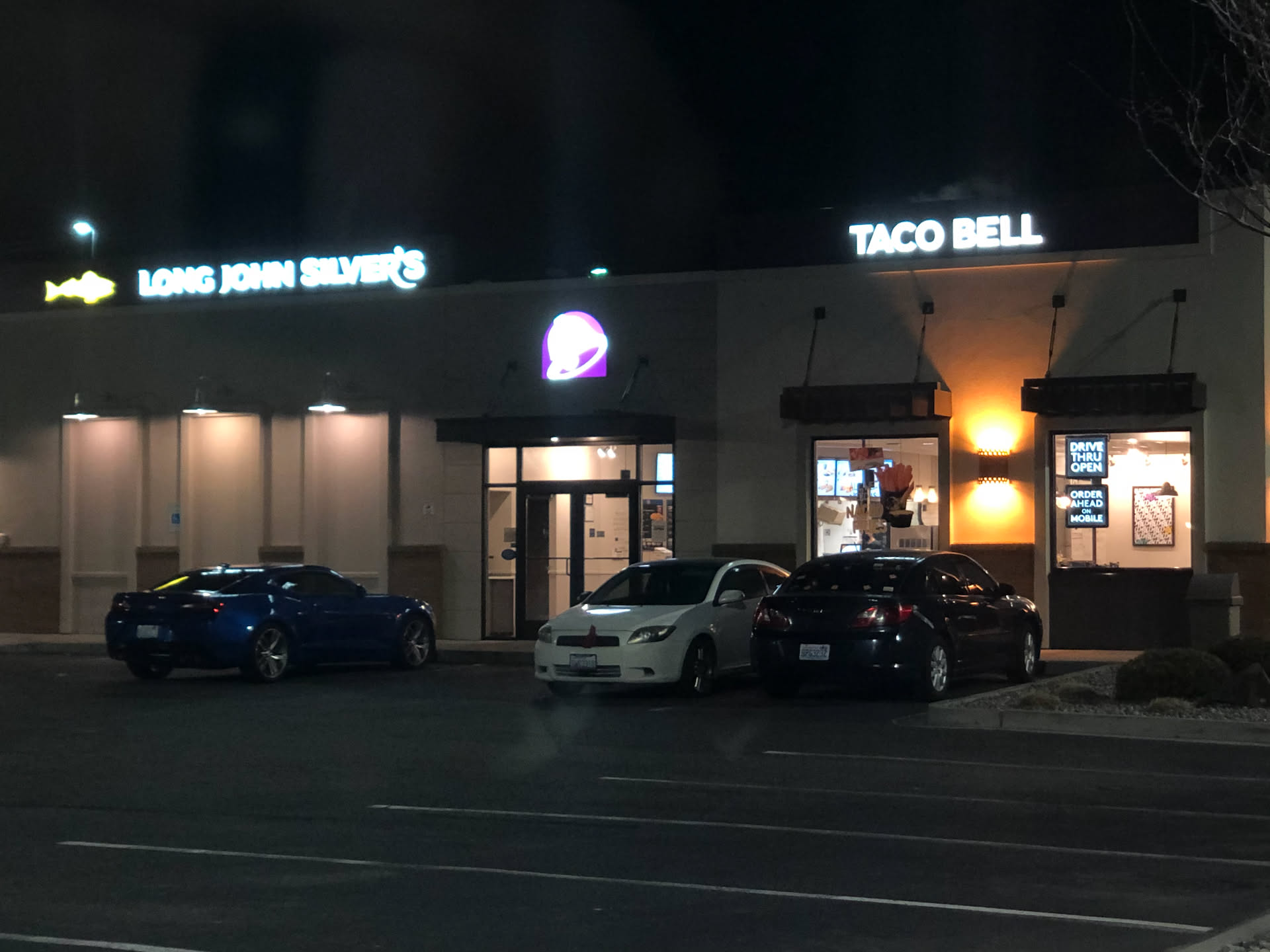 Nick out late night by himself is not a good thing, and look, he stopped at Taco Bell for a “snack”.