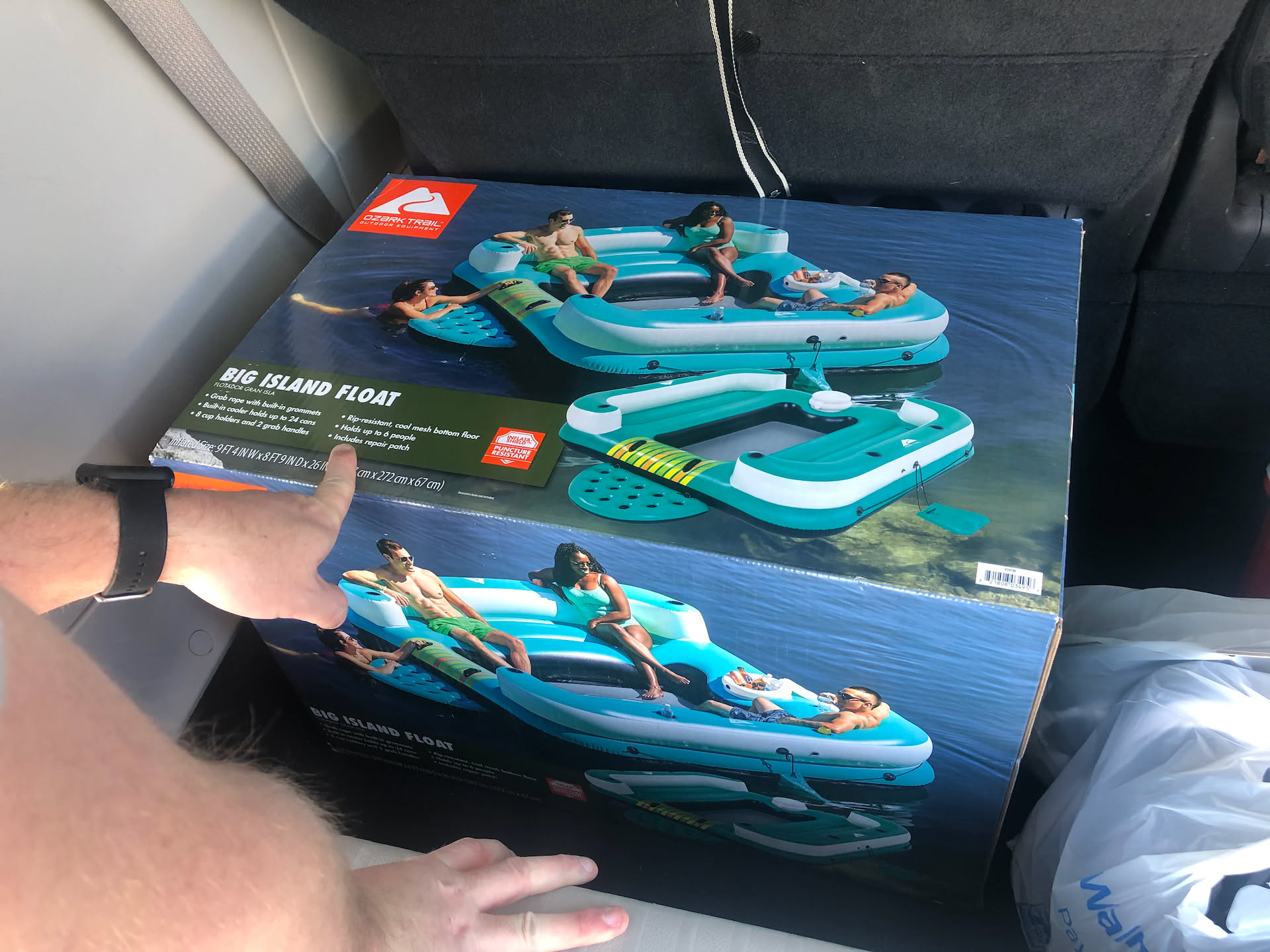 For Nick’s actual birthday, he wanted to go to different town and clearance shop. In Blackfoot we found this awesome party island for this summer… can’t wait!