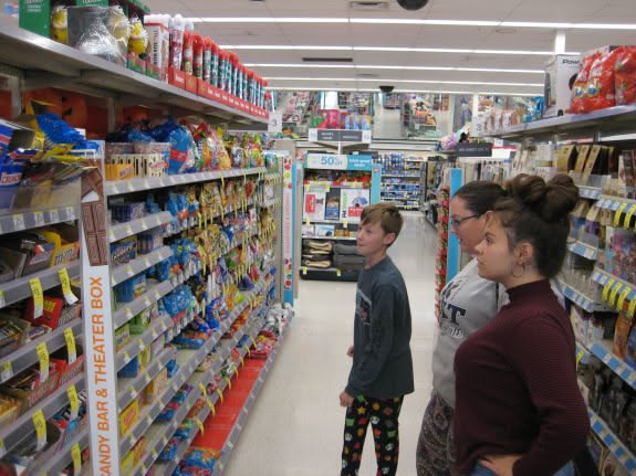 Stopped in to Walgreens to grab some treats to sneak into the movie.