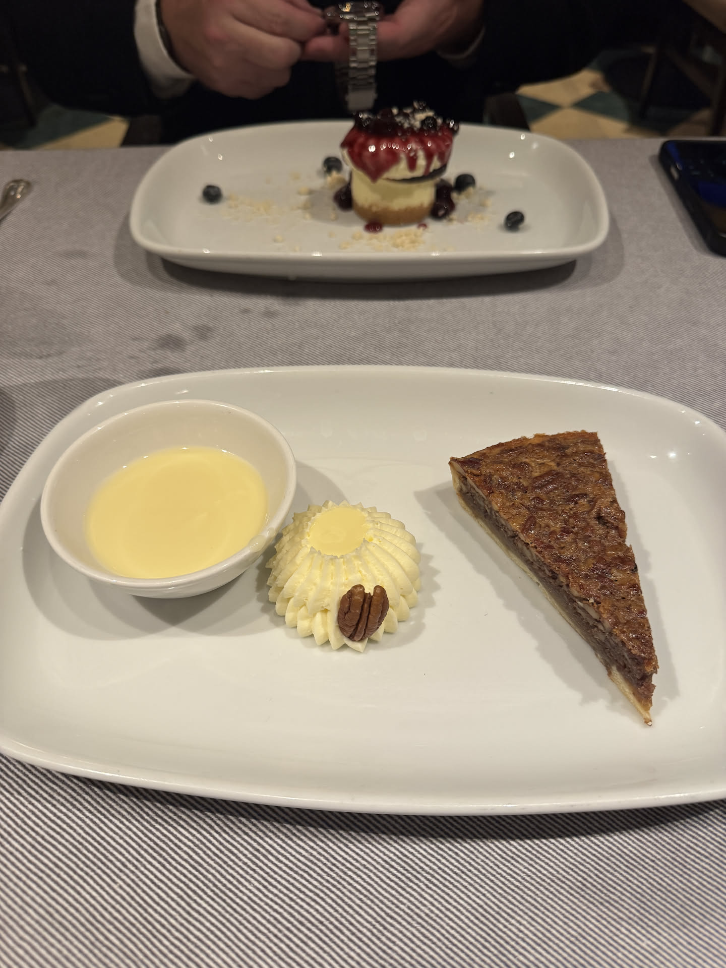 And I can never say no to dessert.