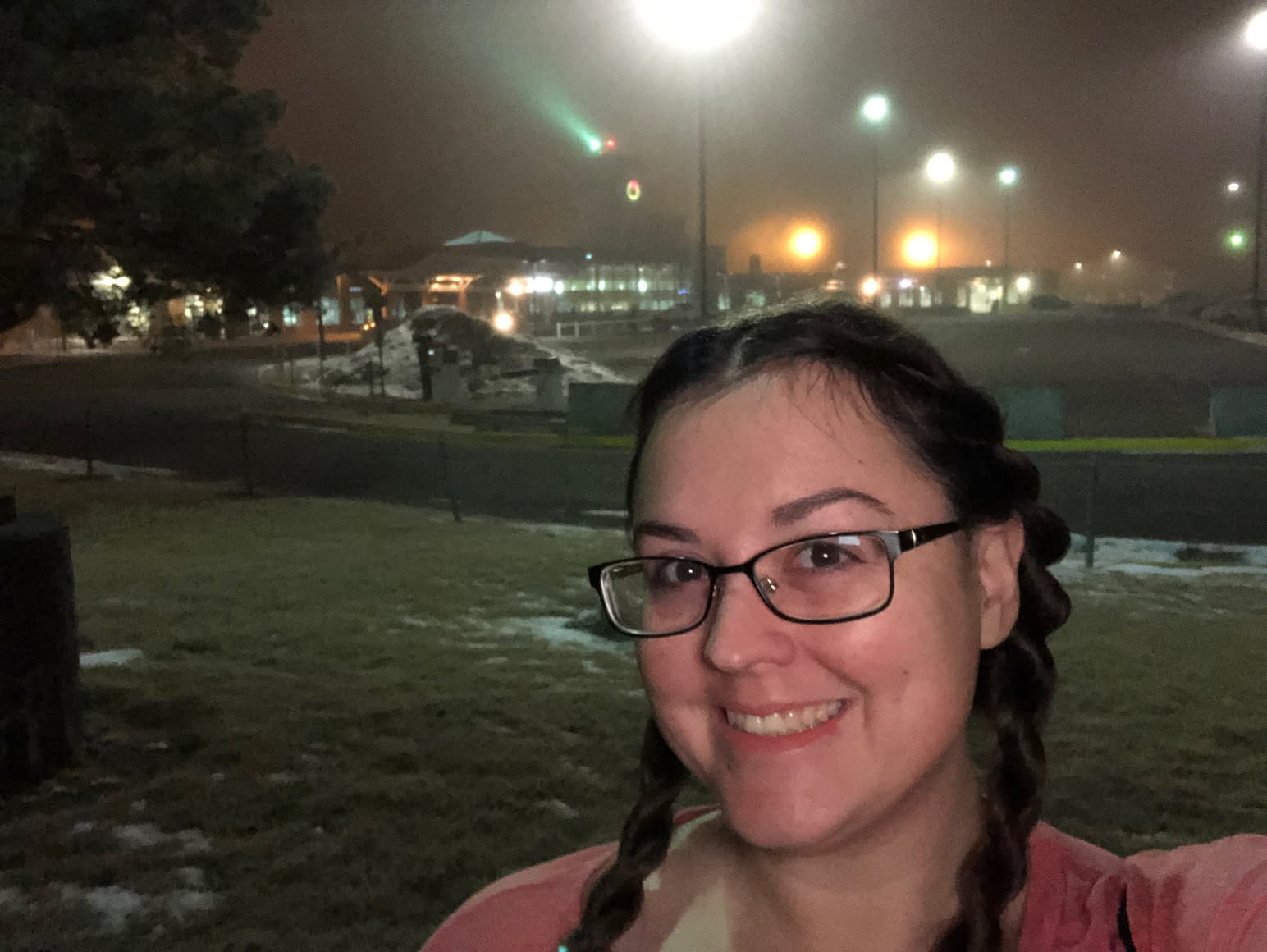 Deanna up early to catch her early flight to Vegas for her conventions.