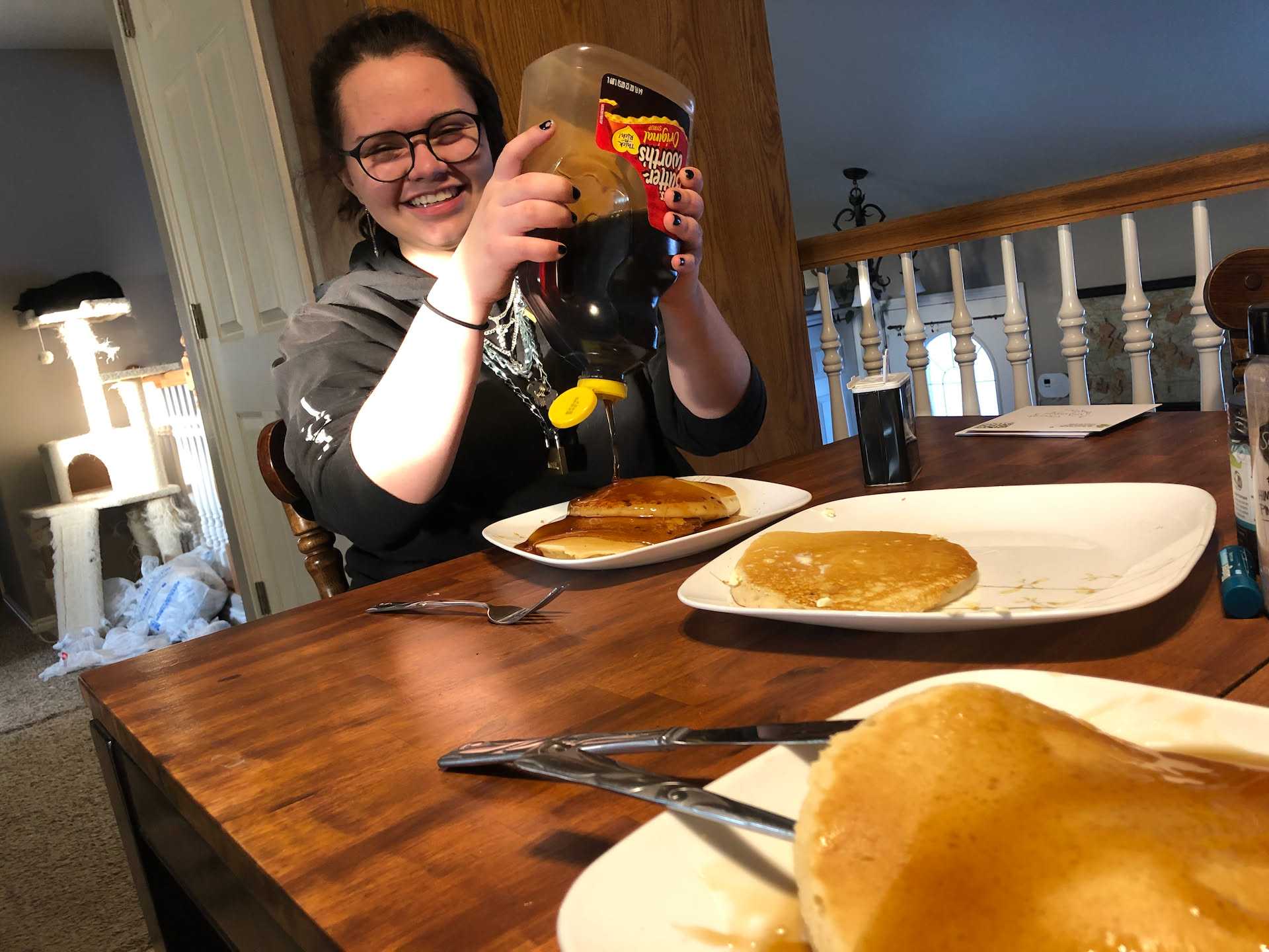 Hey Airalynn, want some pancakes to go with that syrup?