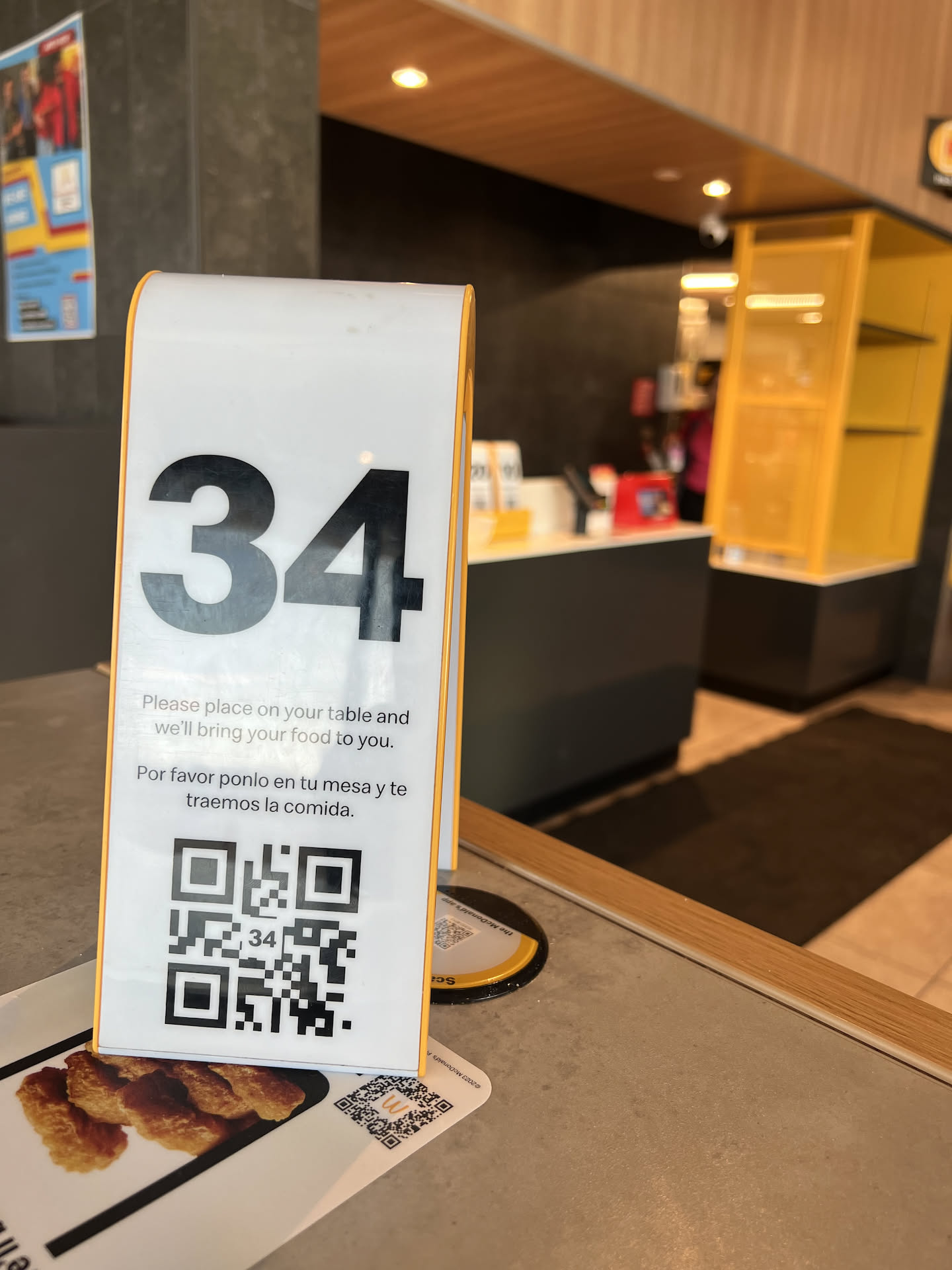 While Nick was out on the run today, he stopped in McDonalds for a quick breakfast… something was telling him he was right where he was supposed to be.