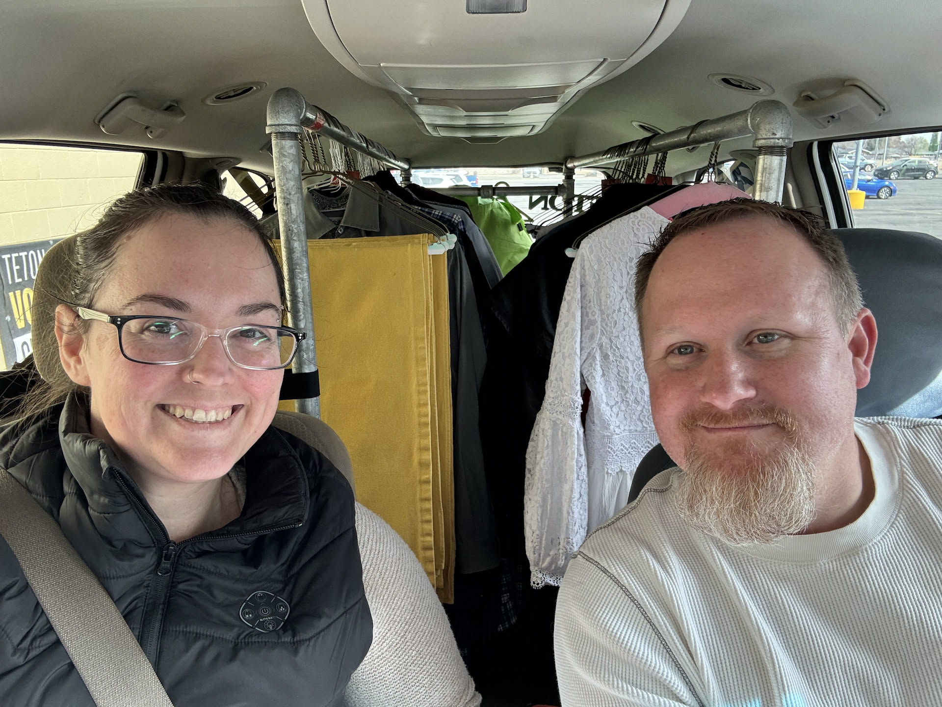 Deanna took today off to celebrate Airalynn’s 21st birthday, so she joined Nick on the run.