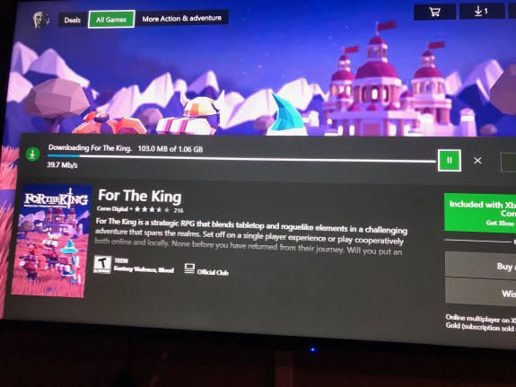 Finished the evening buying and downloading a new game “For The King”. Deanna and I stayed up later than we should have and played… great game.
