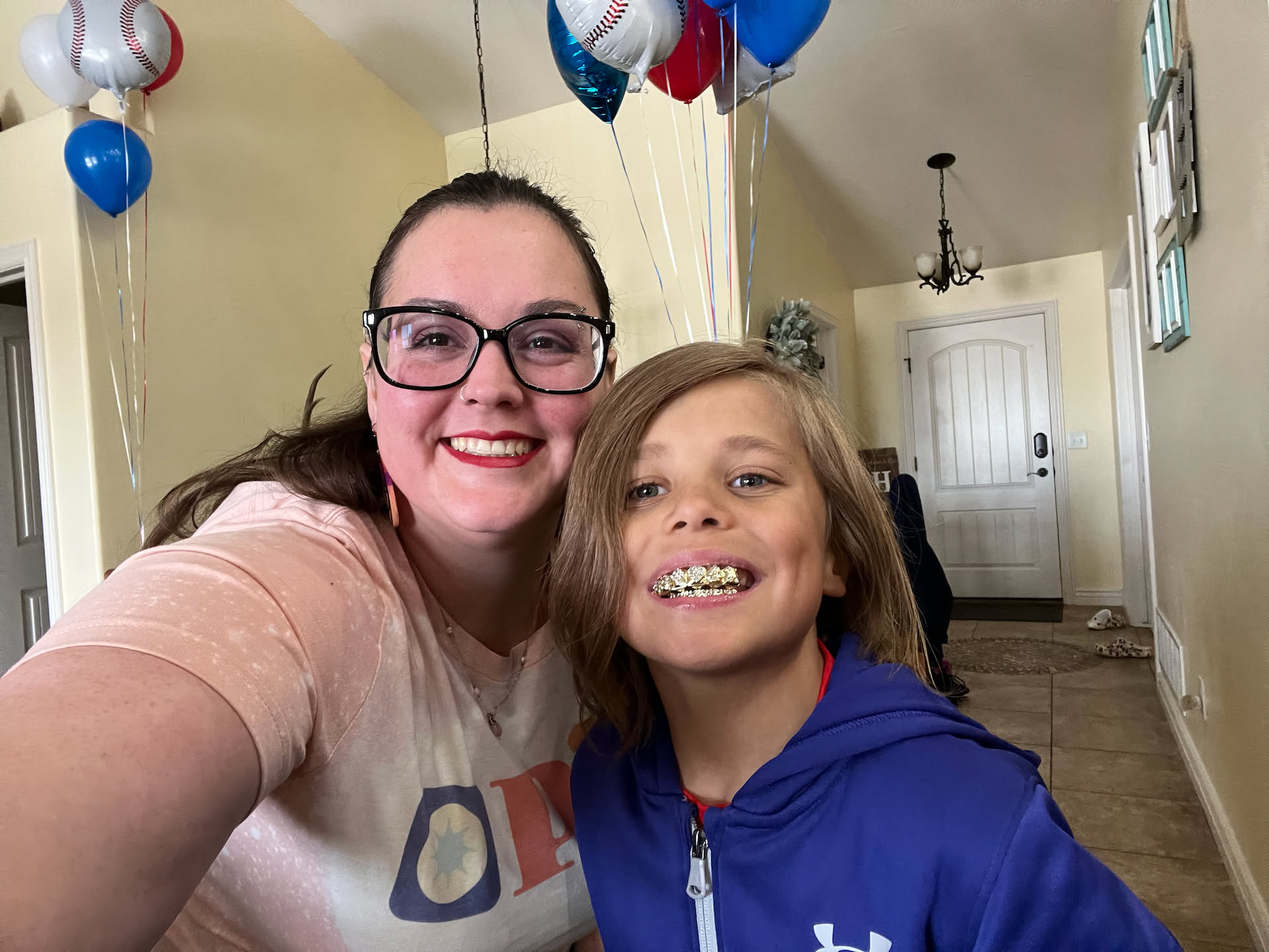 Today was Chipper’s birthday party, Deanna was able to go to the Payne’s for a short while and wish him a good one.
