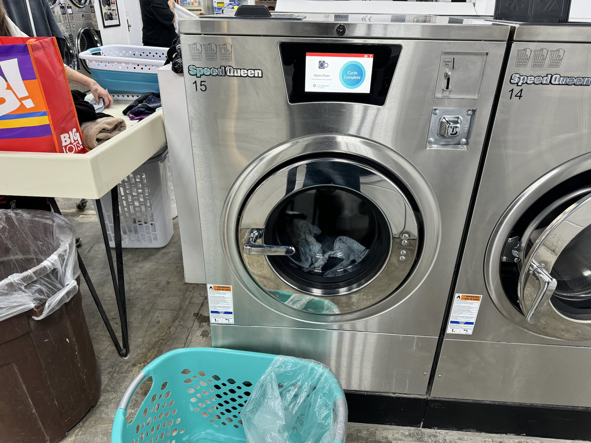 Deanna had starch pants (also called cowboy pants 👖). We have a special wash that cleans the pants and then washes starch into them for pressing the next morning)