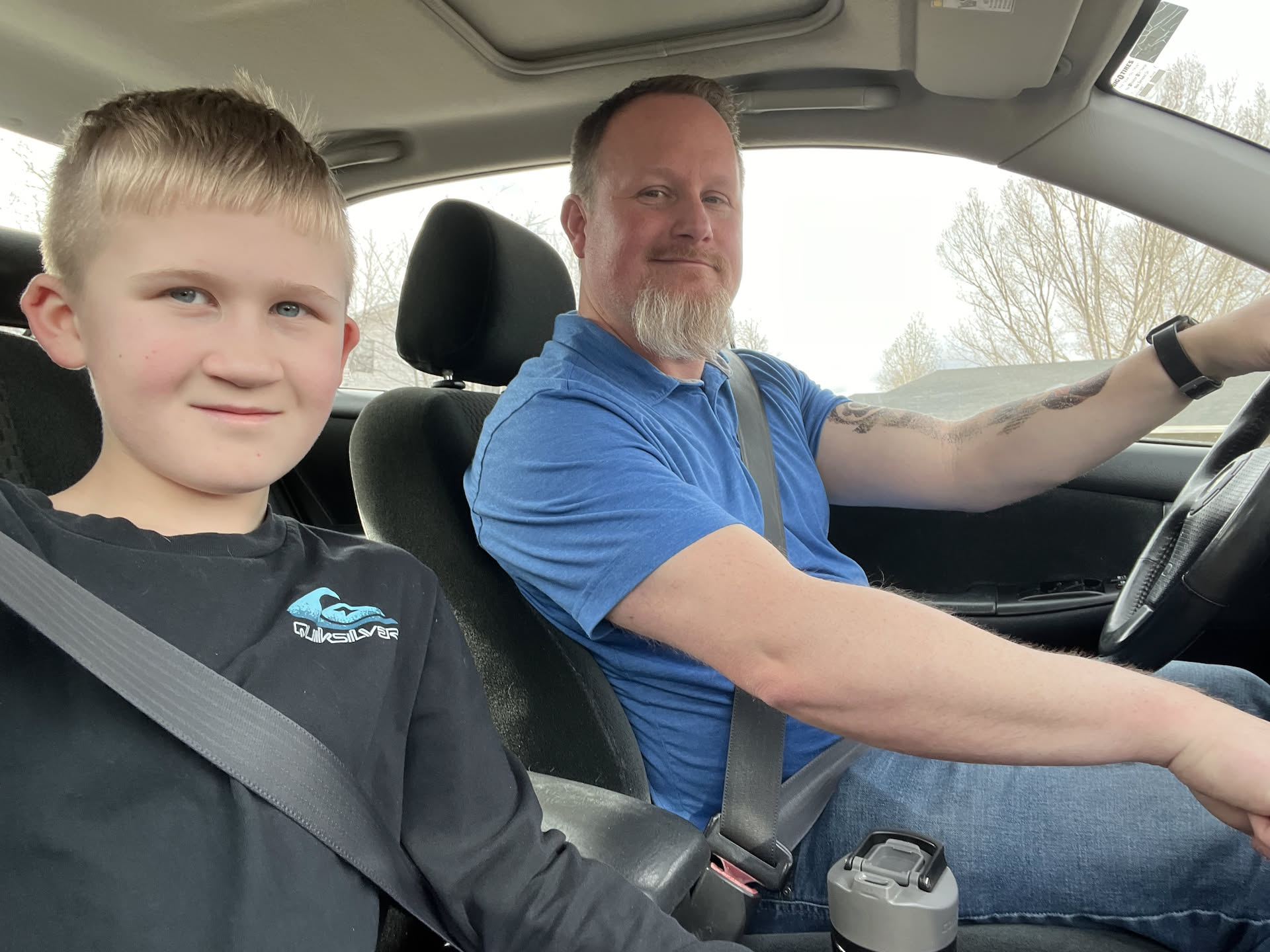 After the meeting, Nick ran and picked Ethan up for Spring Break… A FULL WEEK!