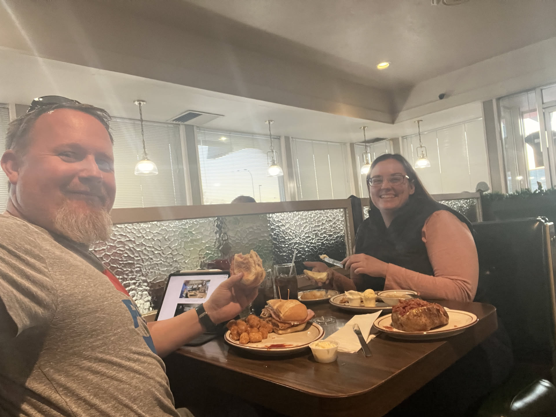 Another date, this time at O’Brady’s.