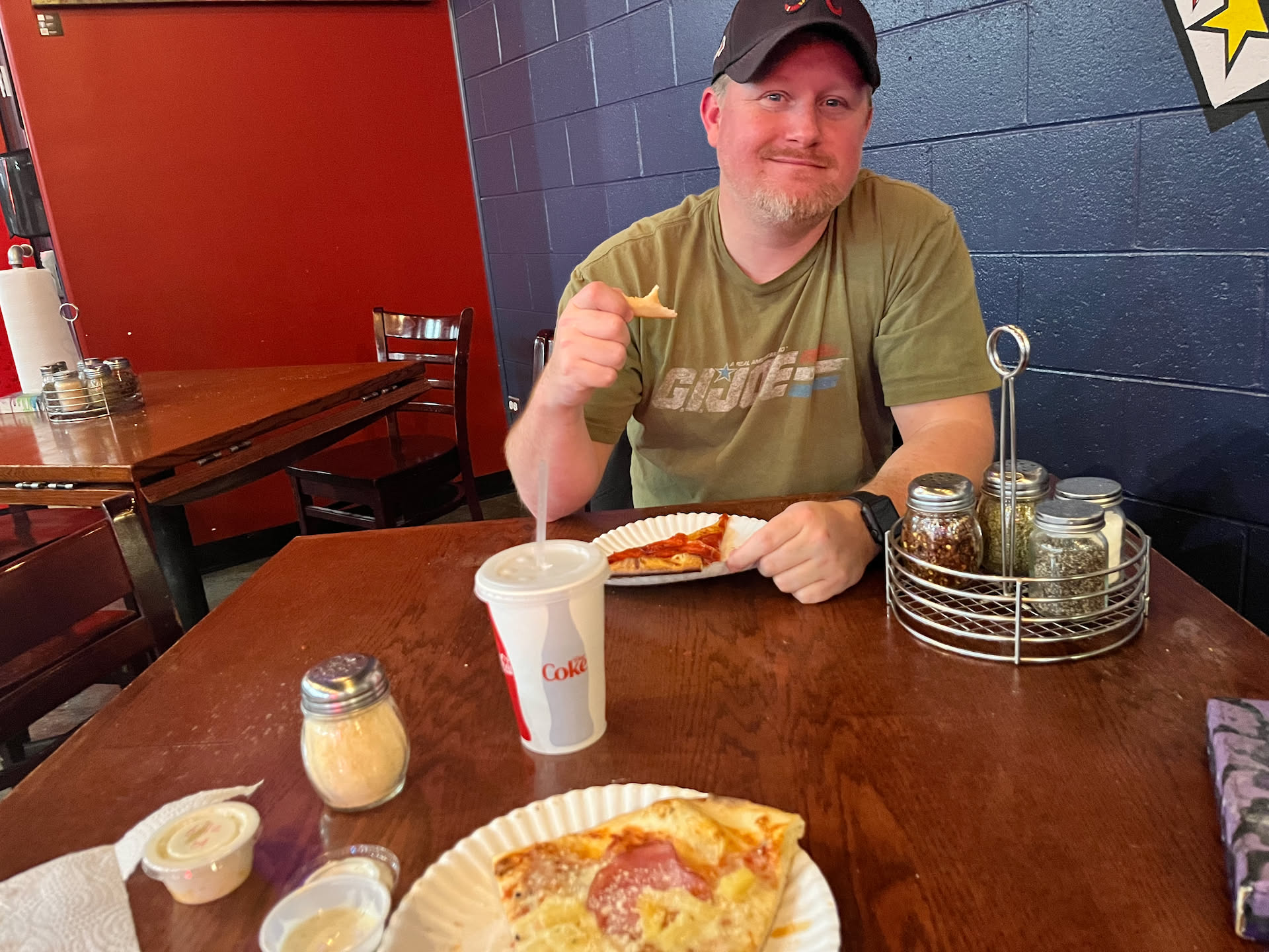 After work we went to Pie Hole for some pizza by the slice.