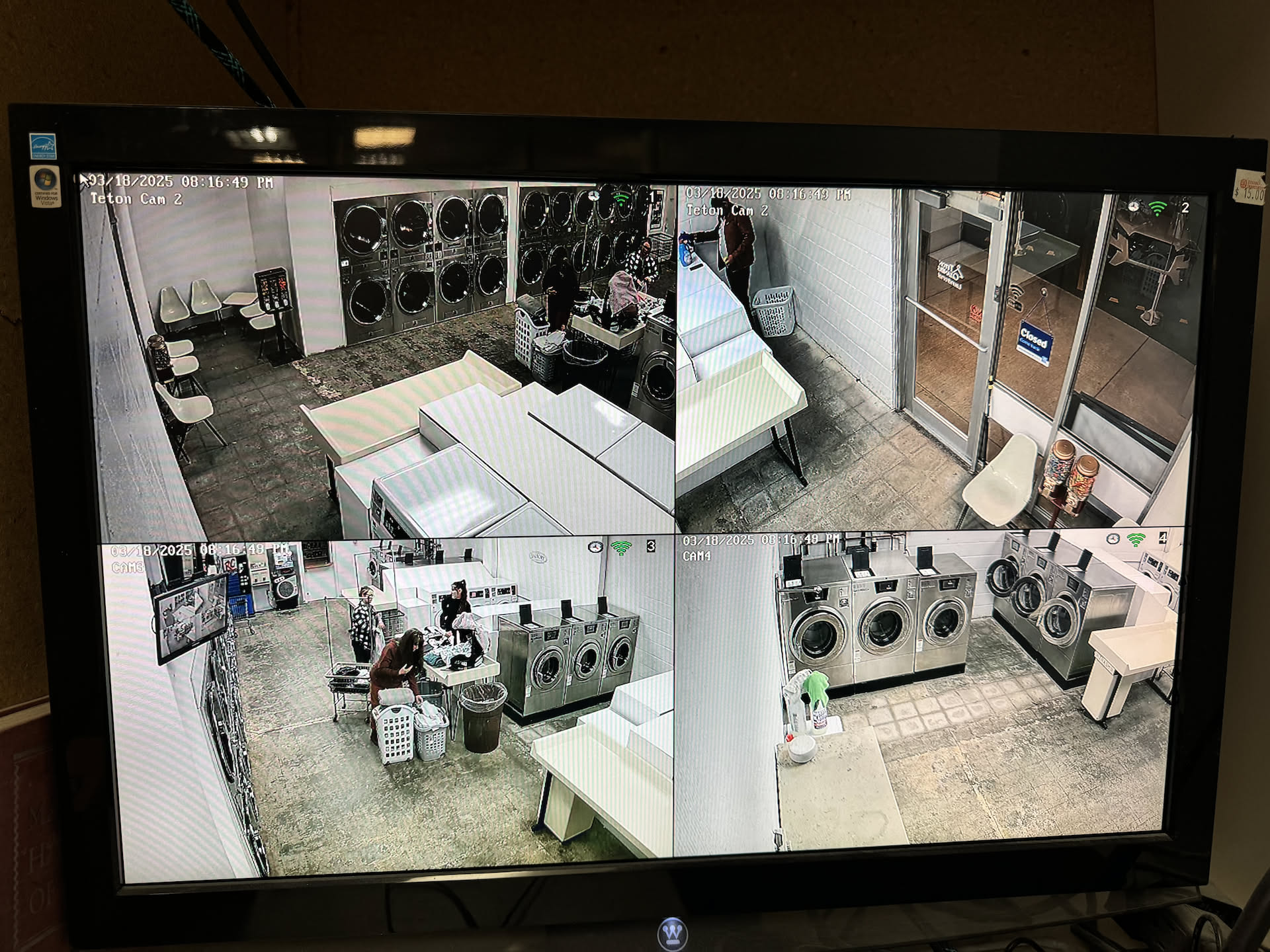 Deanna ended up having to stay late because we had some customers come in last minute before the machines shut down for the night. It’s good to be busy!