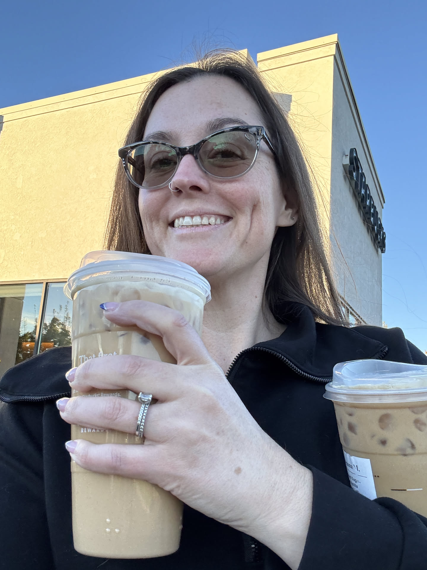 Protein coffee for me and my friend!