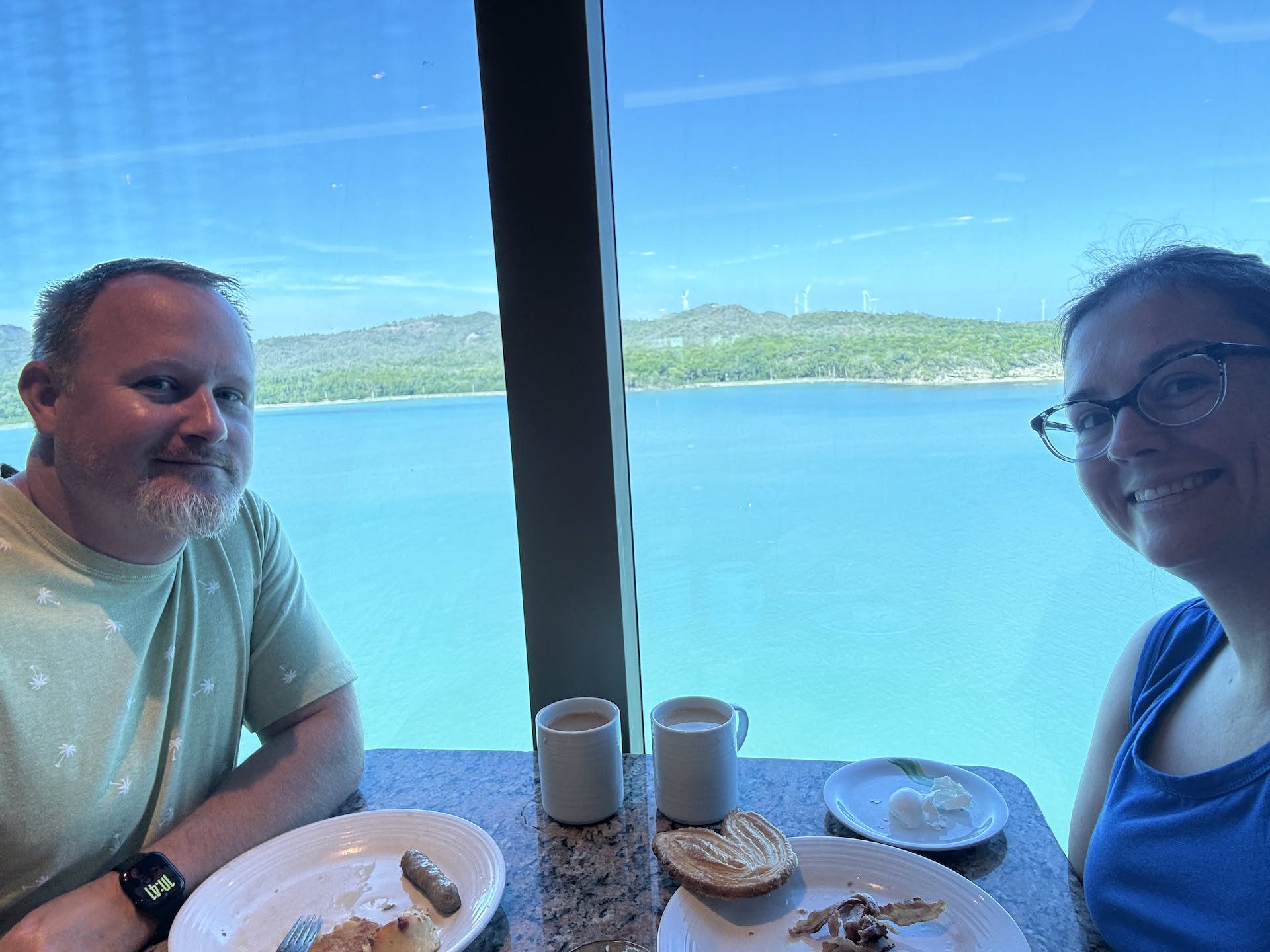 Breakfast before we go explore!