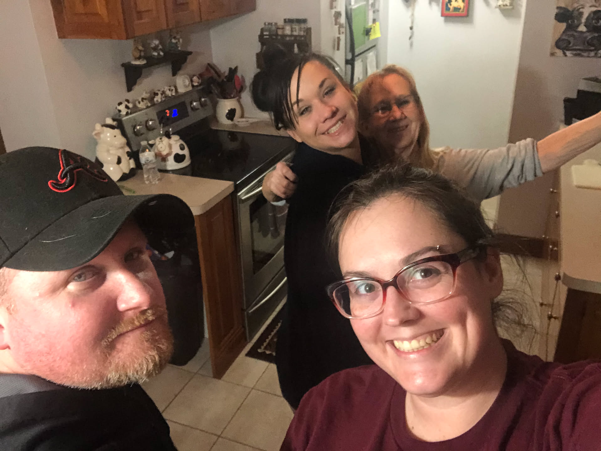 Stopped by the rents between kid drop offs.