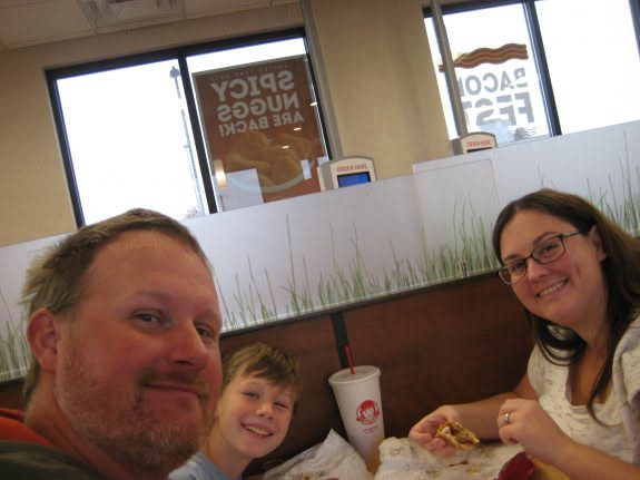 Stopped to grab lunch on the way to Airalynn’s band competition in Pocatello.