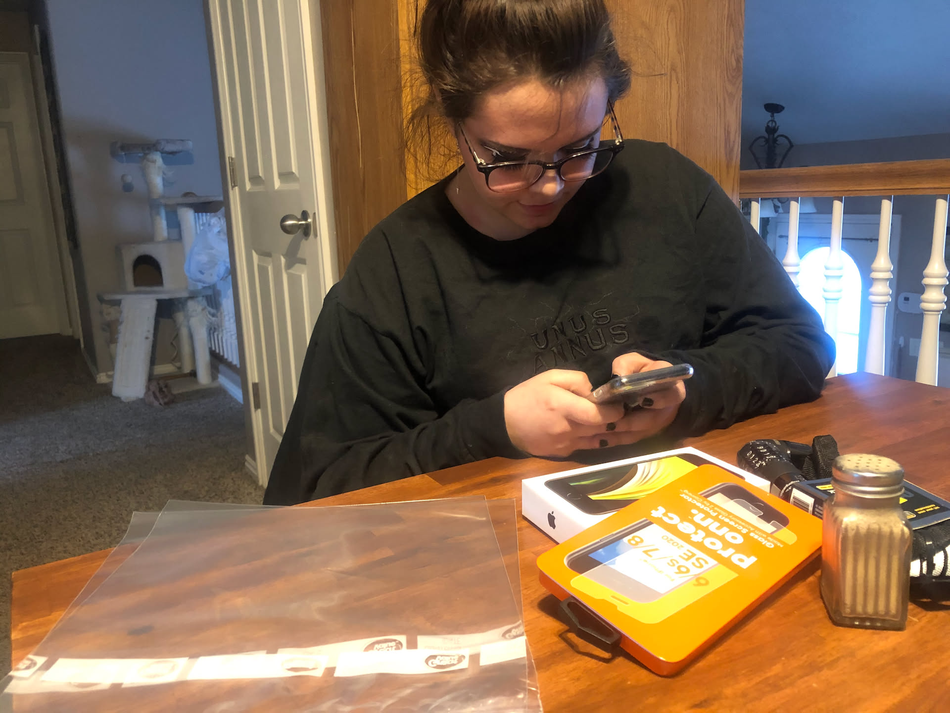 Airalynn received an iPhone with all the parental controls. Baby steps and so proud.