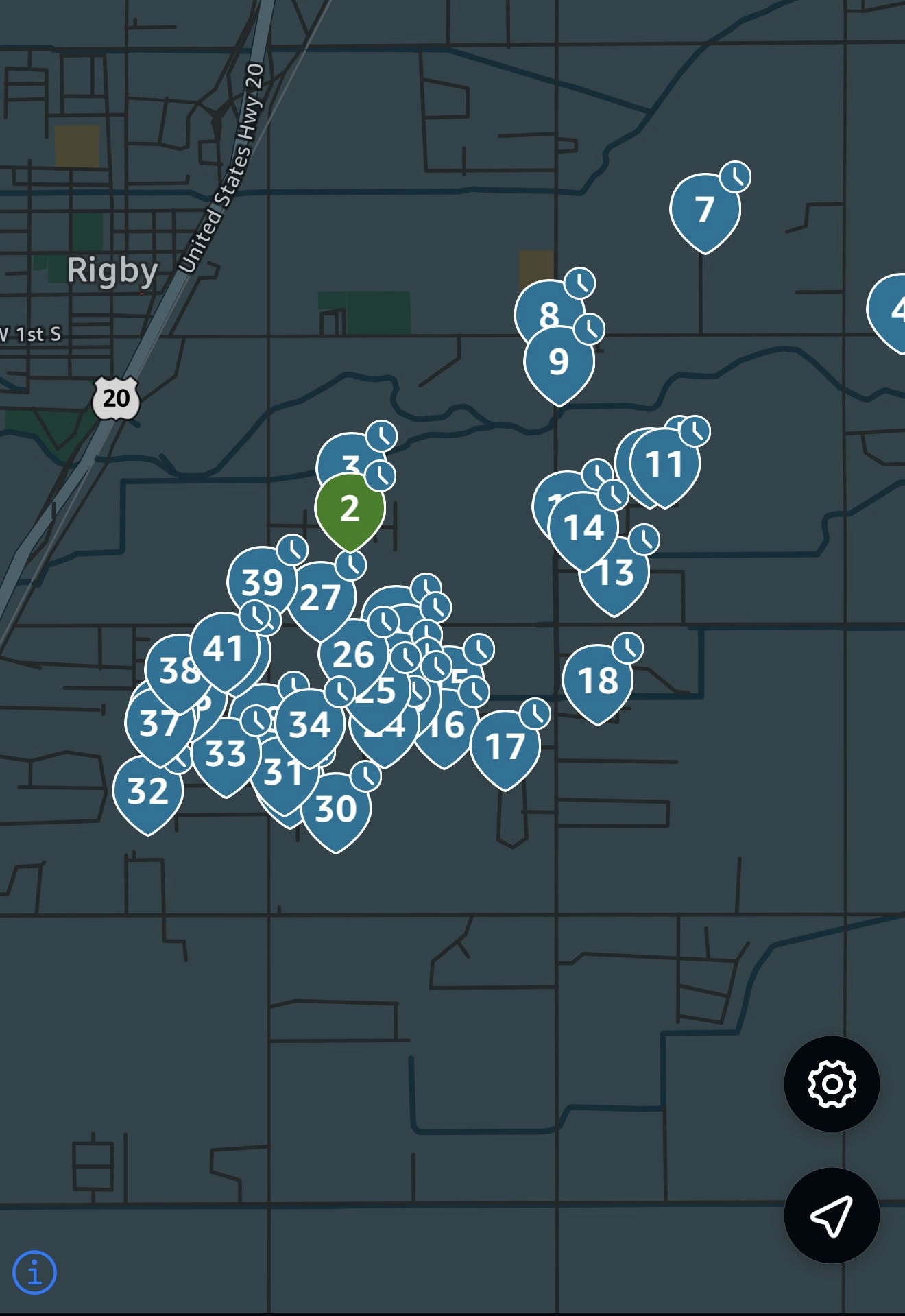45 packages this morning… that’s a lot.