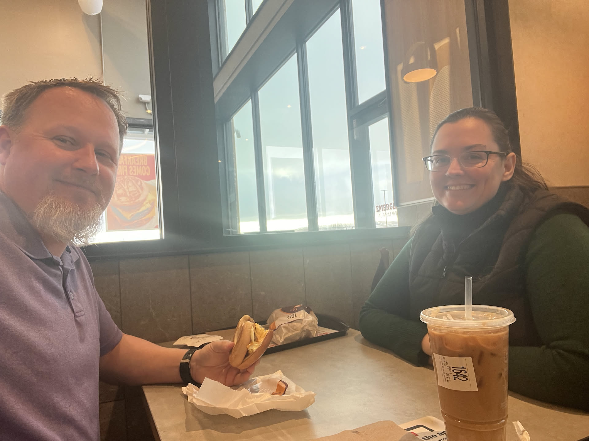 Our Friday morning date, filled with laughter and great conversation.