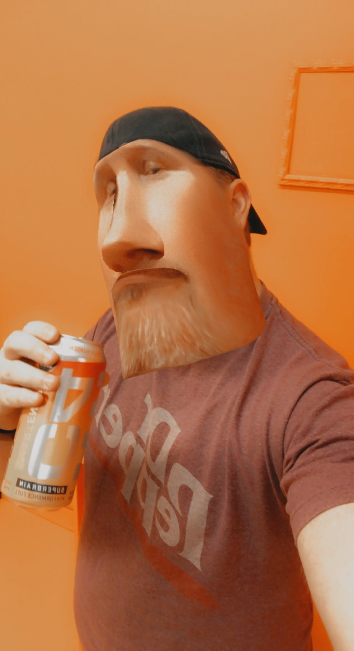 Nick was bored, so he played with some Snapchat filters.