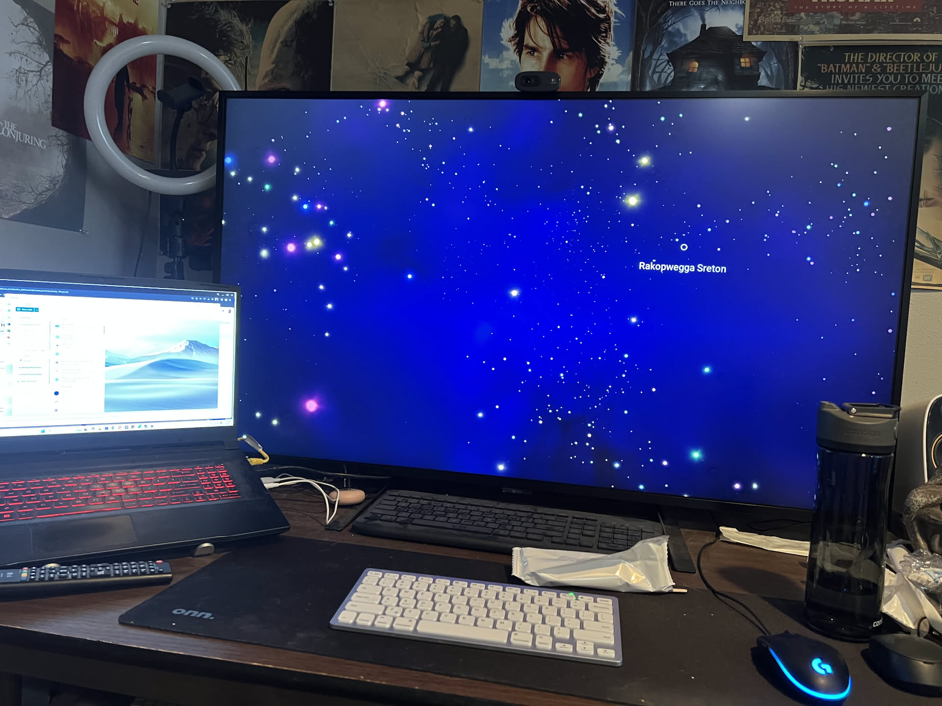 After work, Nick got on his computer and played a little No Man’s Sky with his friend Tyson… they didn’t play long, as this was the first time playing this game together and was just seeing if it worked.