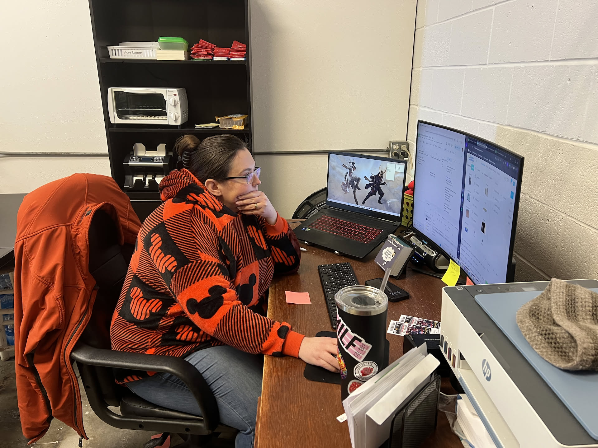 We are doing maintenance on our POS system, including raising prices… so Deanna is hard at it evaluating the prices we already have.