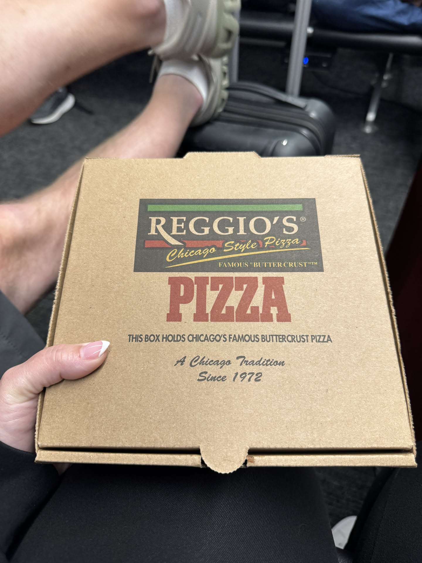 When in Chicago, you get deep dish pizza.