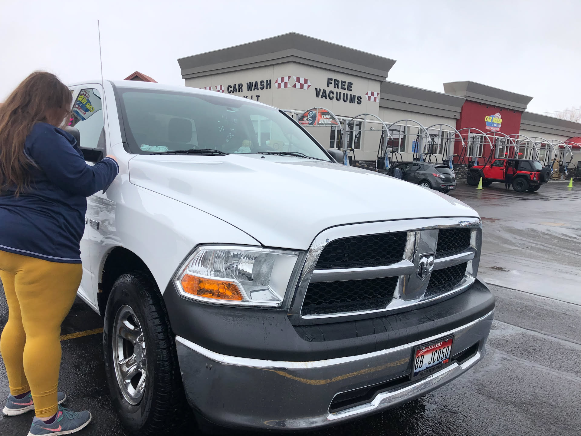 Rex is all clean now (yes the trucks name is Rex)