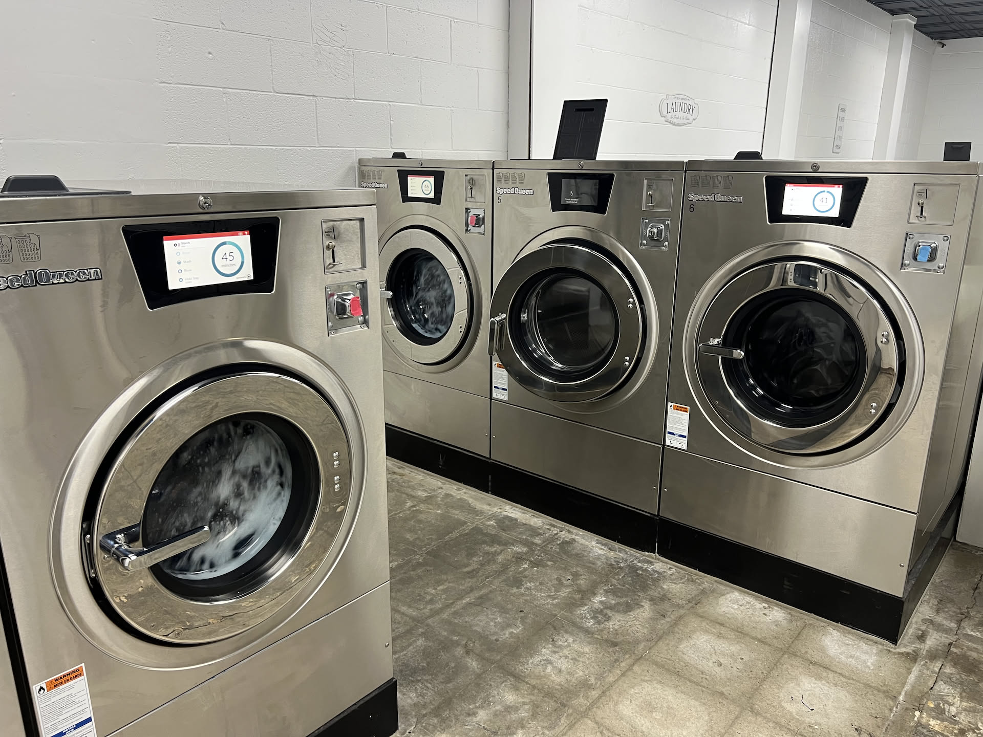 Covering the laundromat again this evening, and there is lots of work to do… Nick started 5 washers as soon as he took over, and there is still more to do after that, just don’t want to take them all away from the customers.