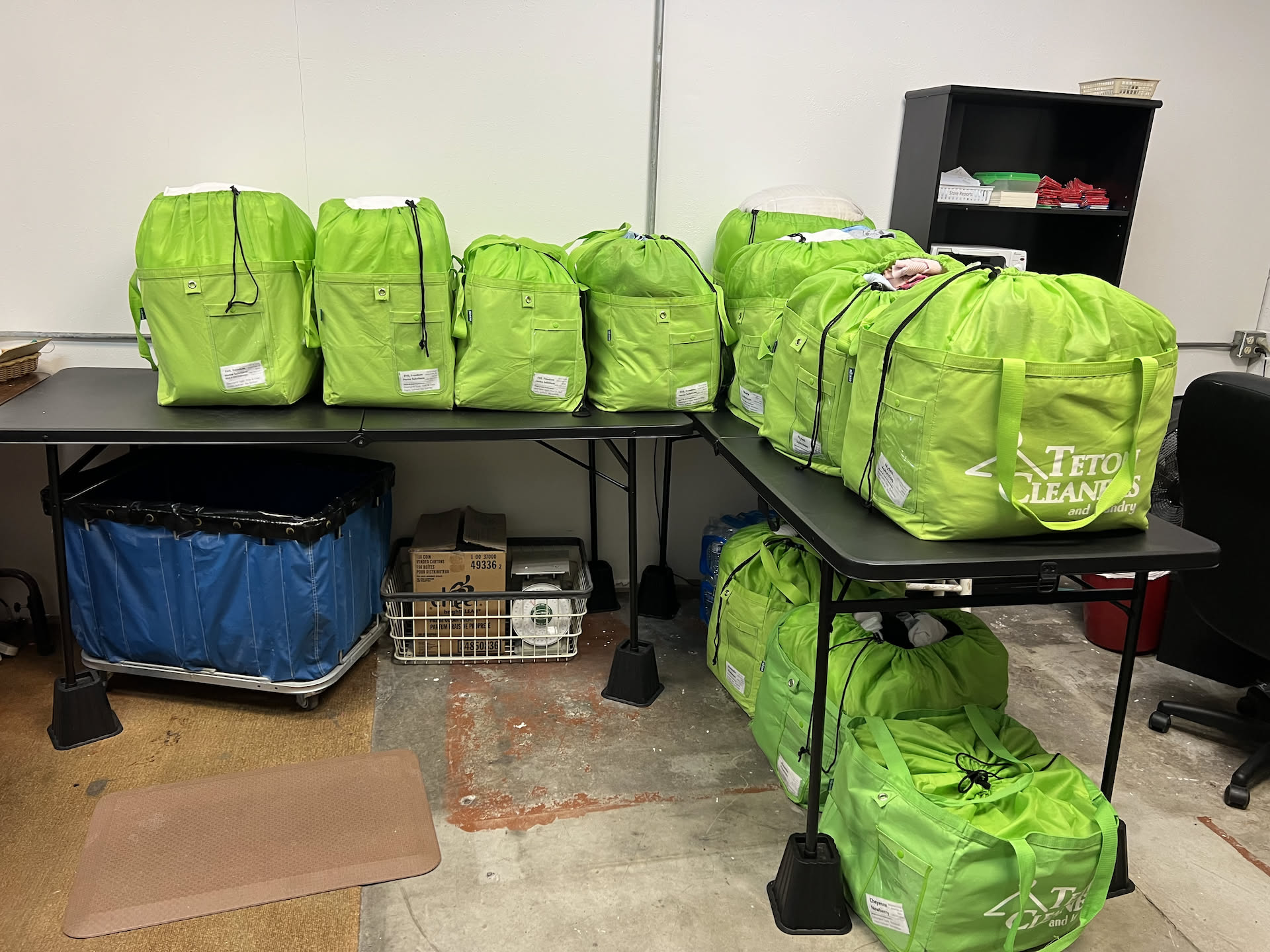 Big morning. Yesterday was a big pickup day, and they were able to get them all done yesterday, so I have a lot to deliver today.