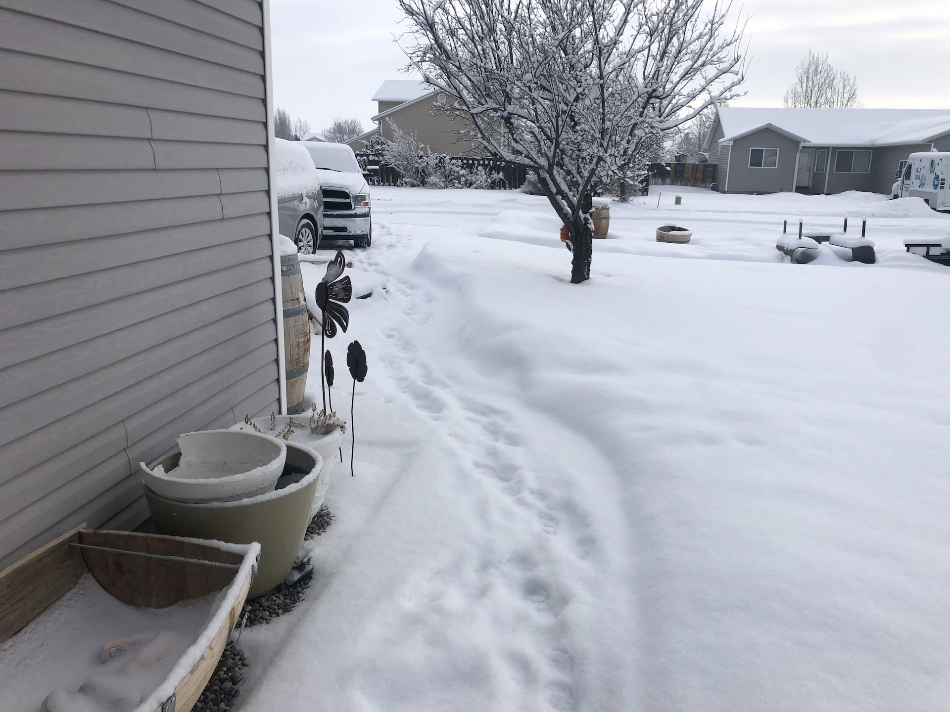 Woke up to even more snow… this year seems like it will never stop.