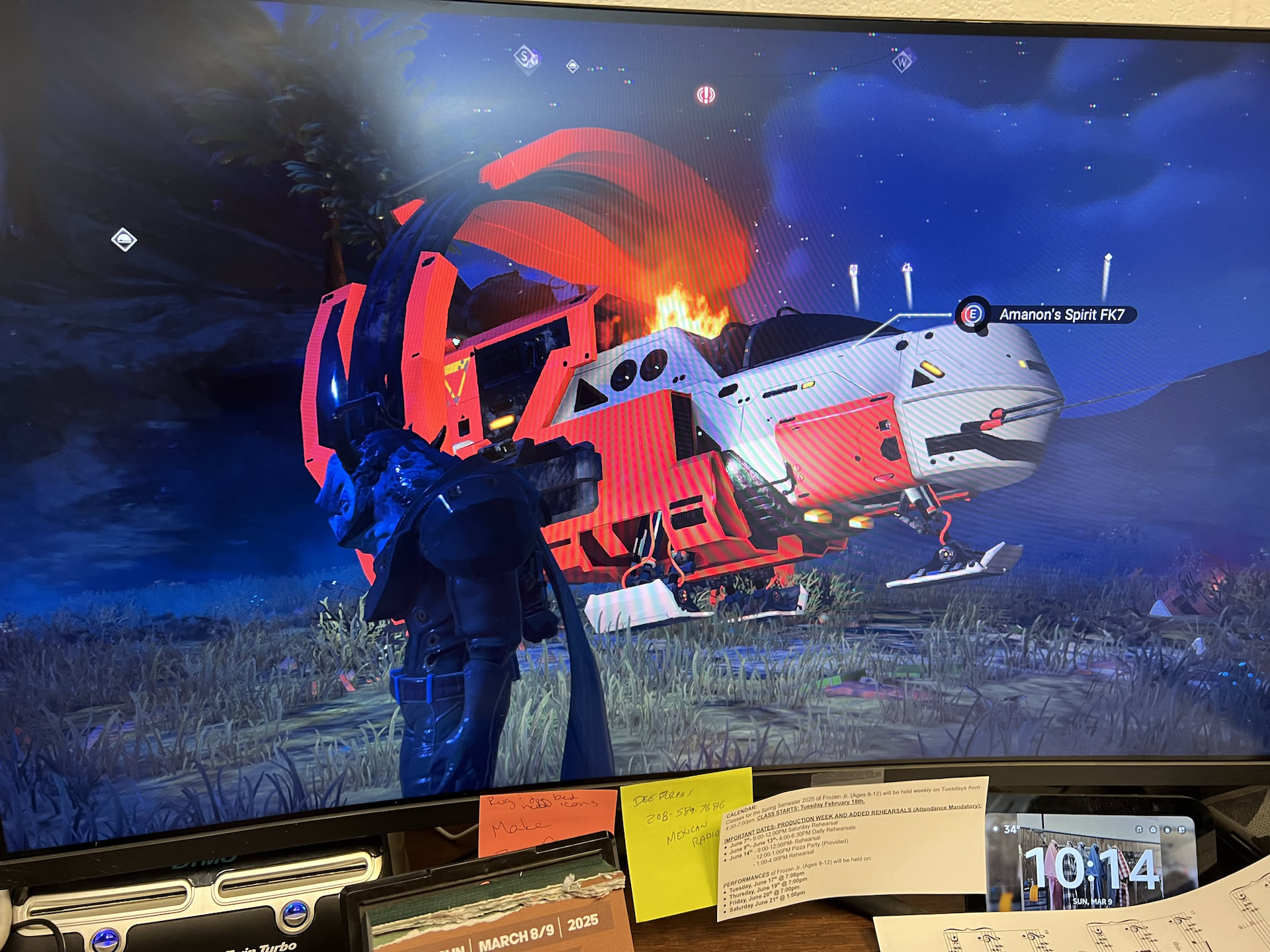 Nick got a little game time in between washes and customers.