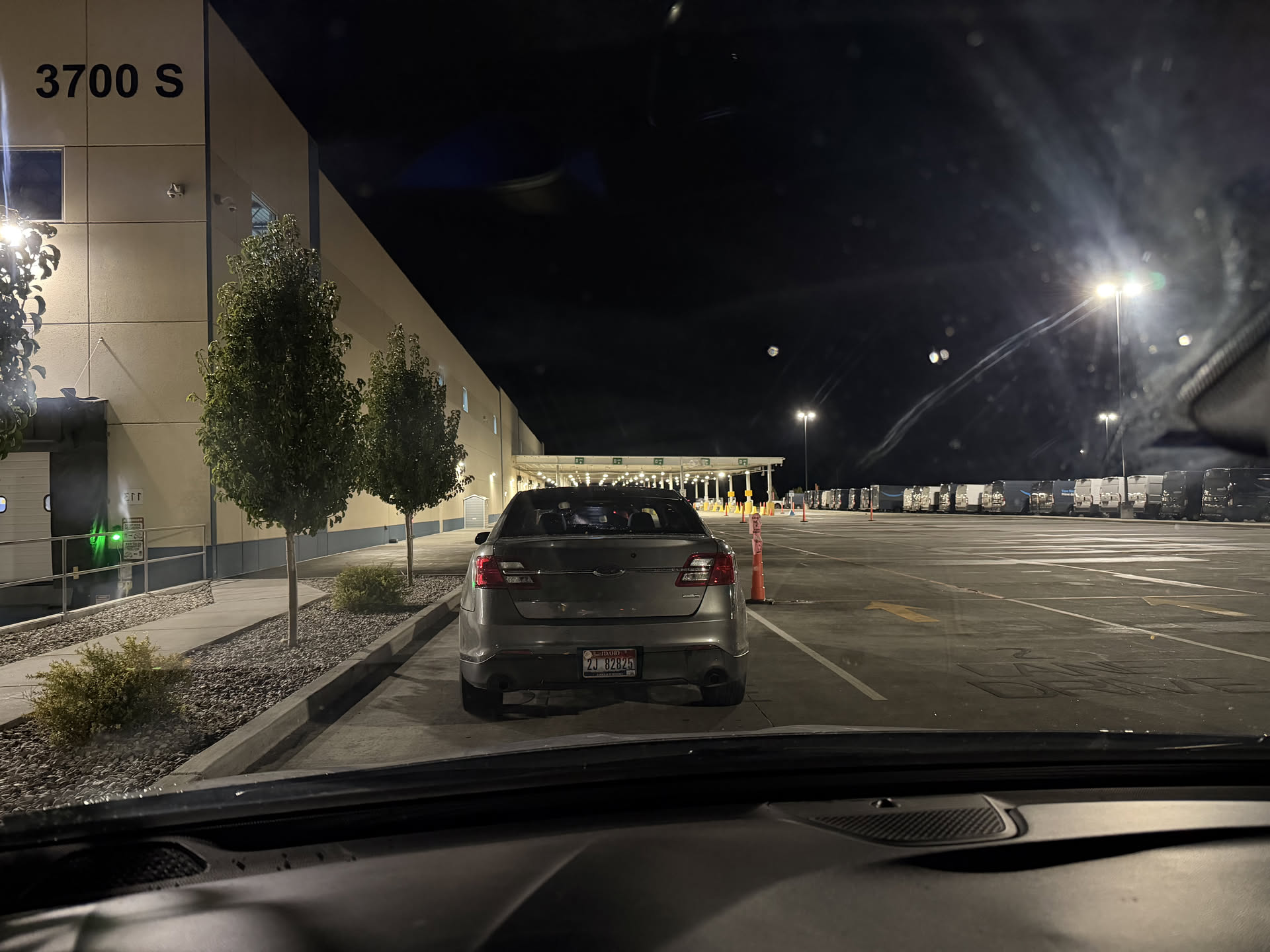 In line waiting for my turn to pick up packages