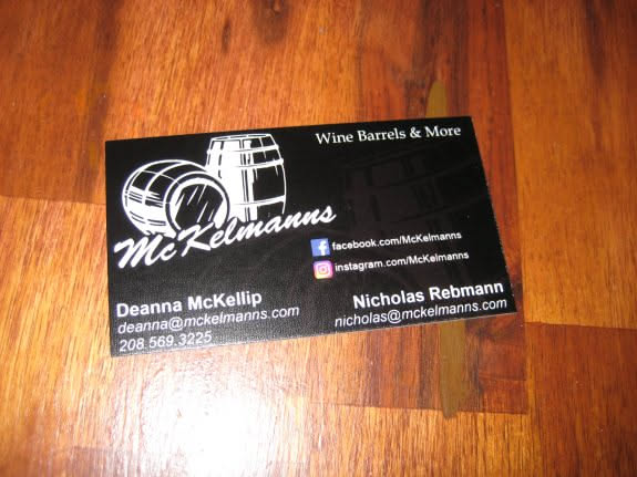 Our new cards arrived.